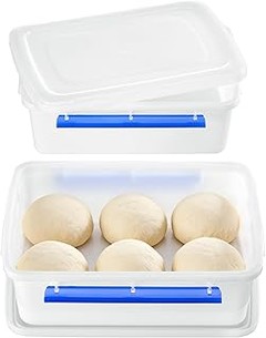 Guía para usar recipientes con tapa en la fermentación de pan