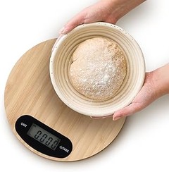 Básculas de cocina de bambú
