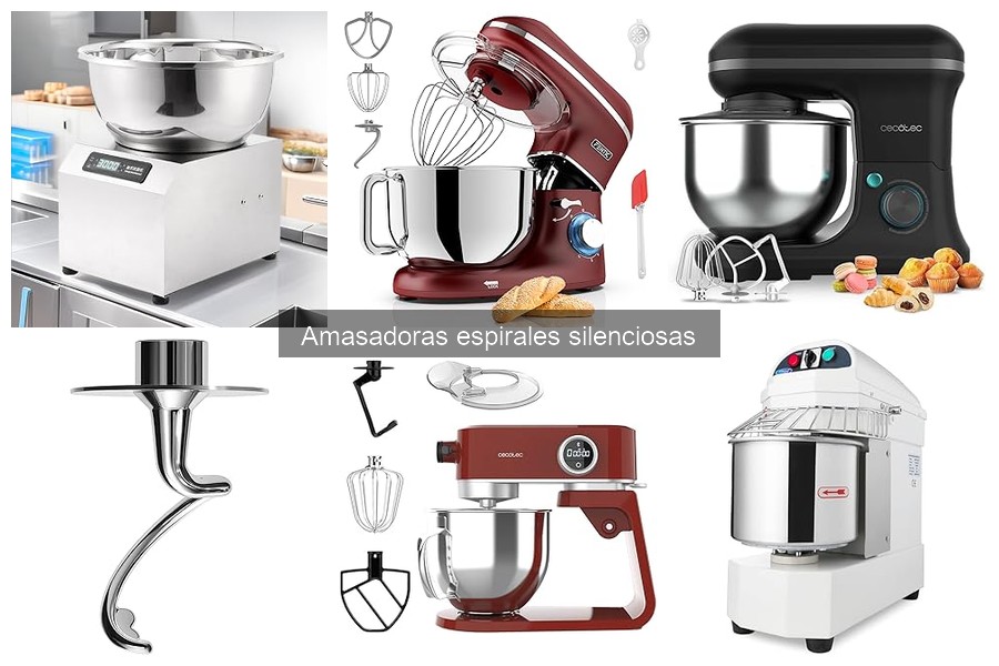 Accesorios Esenciales para Amasadoras Espirales Silenciosas