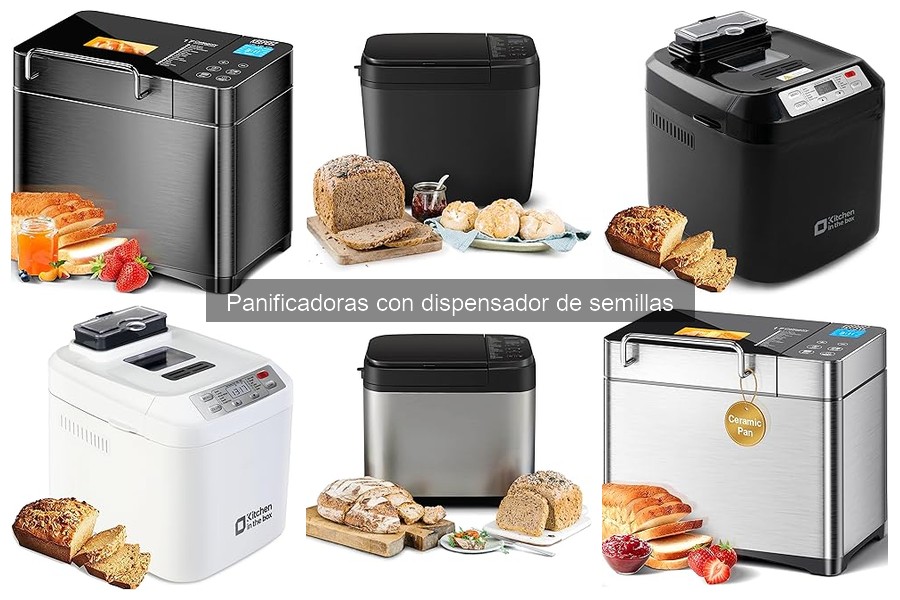 Accesorios imprescindibles para panificadoras con dispensador de semillas