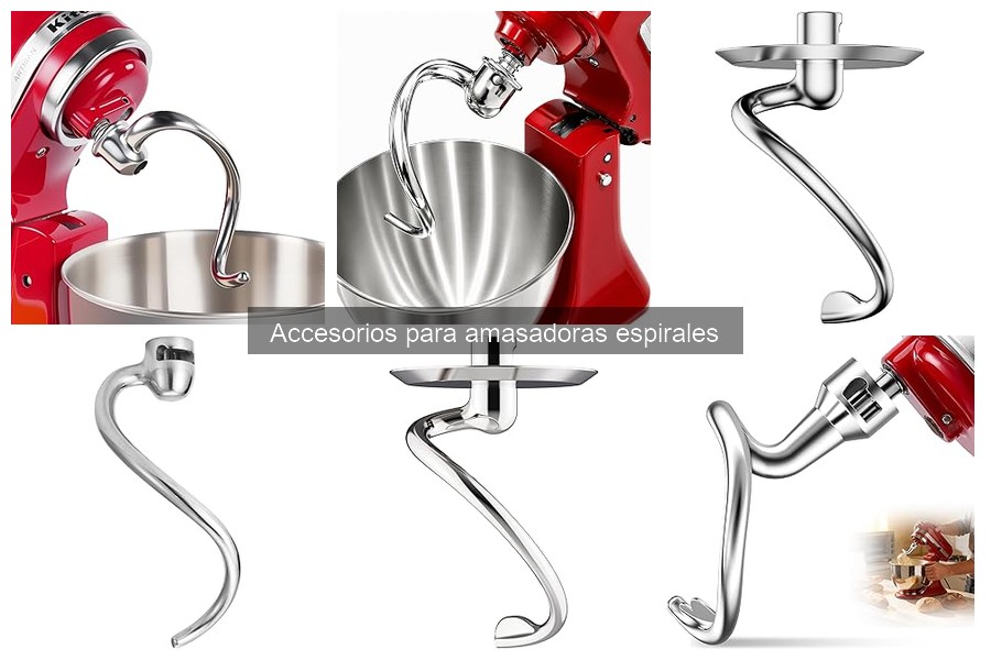 Accesorios para amasadoras espirales: funciones y beneficios