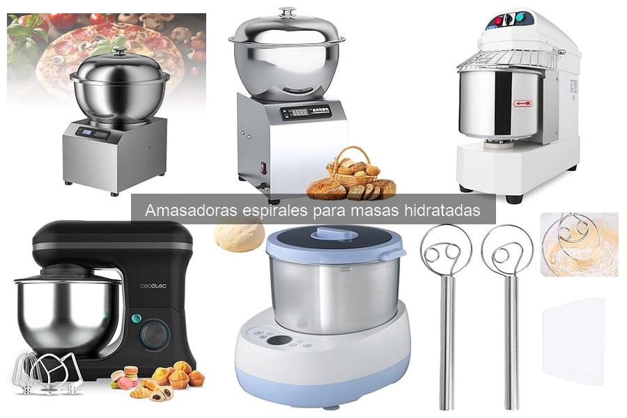 Alternativas a Amasadoras Espirales para Masas Hidratadas