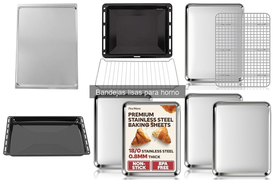 Alternativas a bandejas lisas para horno: mejores utensilios