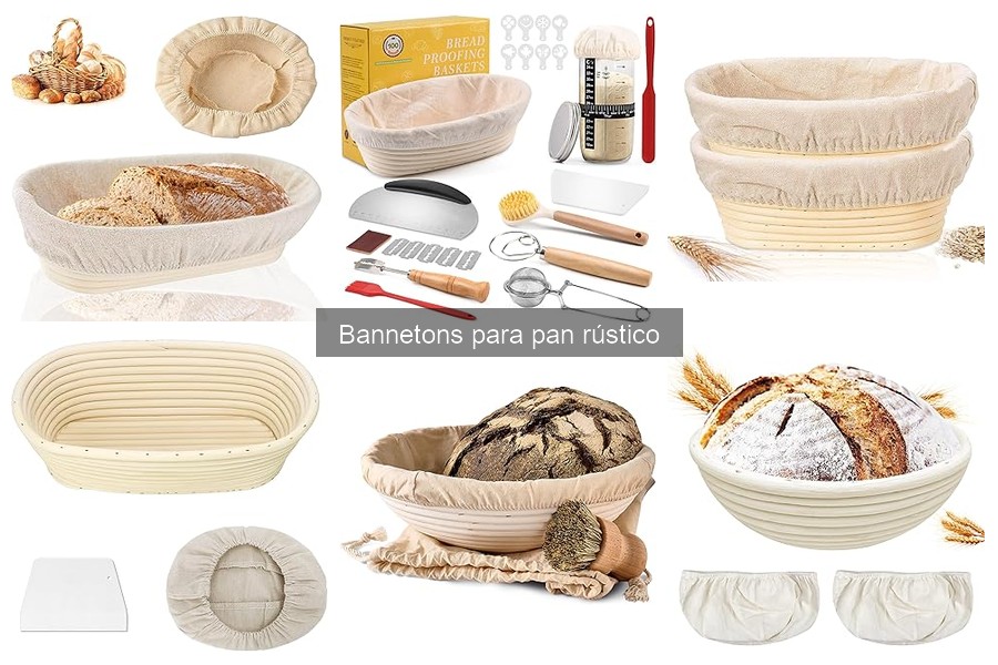 Alternativas a bannetons para fermentación de pan casero
