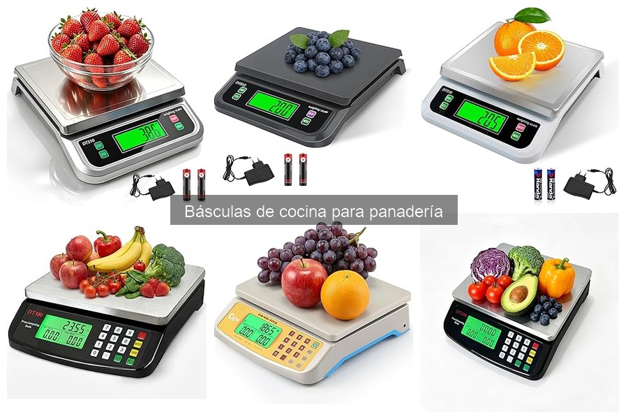Alternativas a básculas de cocina para panadería
