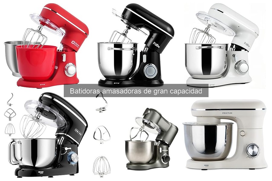 Alternativas a batidoras amasadoras de gran capacidad