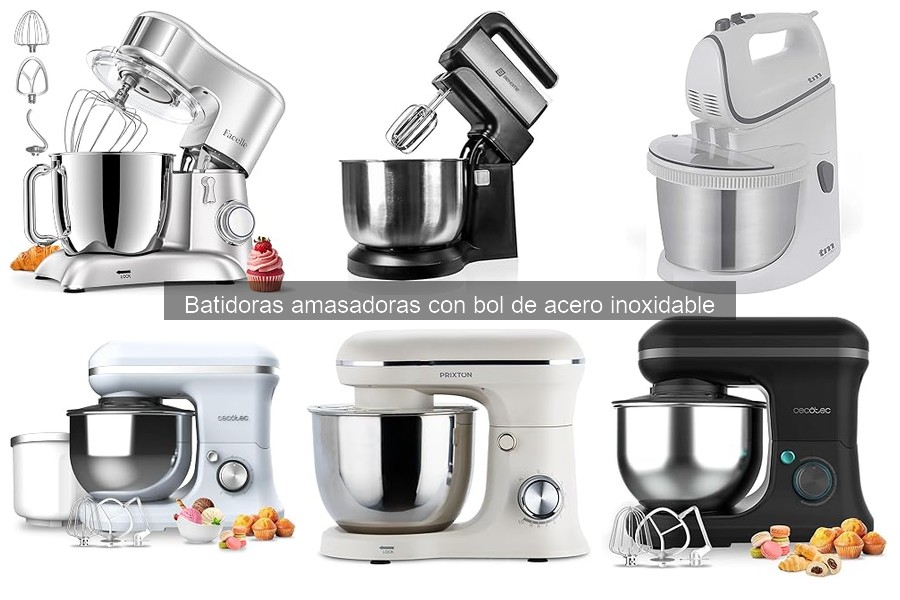 Alternativas a batidoras amasadoras para hacer pan