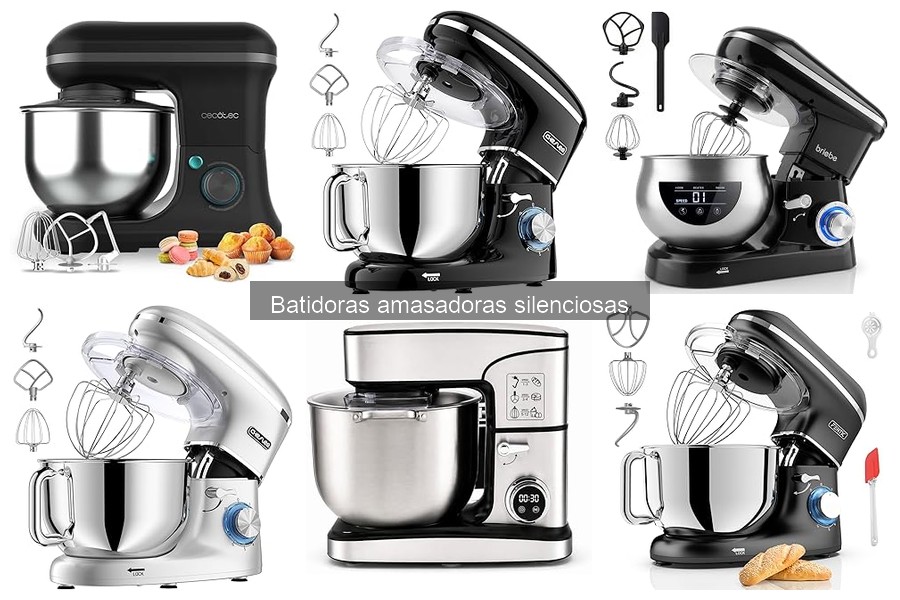 Alternativas a batidoras amasadoras silenciosas: soluciones efectivas