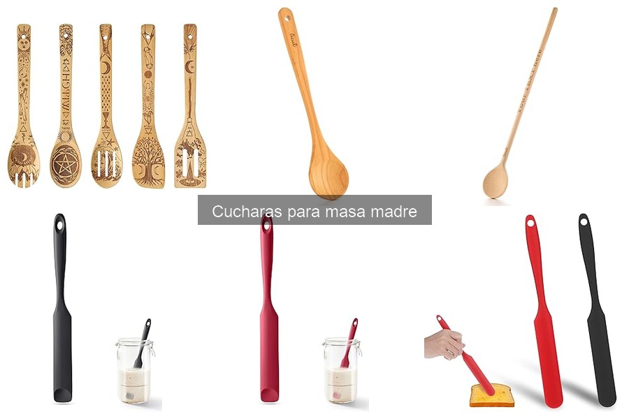 Alternativas a cucharas para masa madre: herramientas útiles