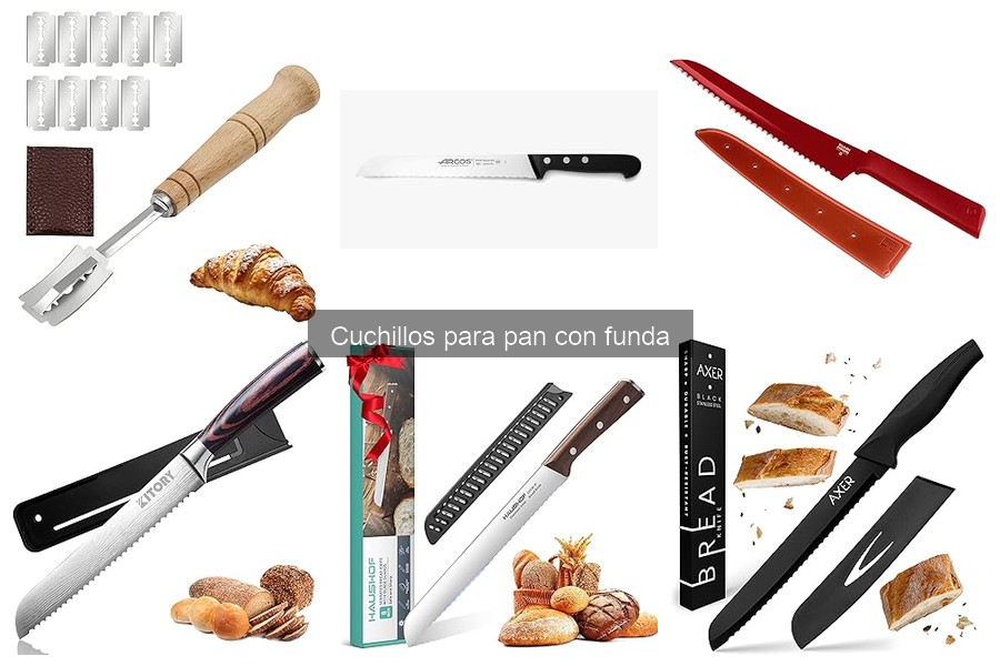 Alternativas a cuchillos para pan con funda: opciones útiles