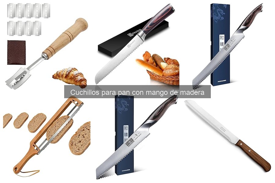 Alternativas a cuchillos para pan con mango de madera
