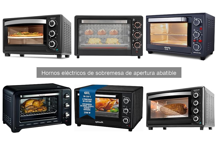 Alternativas a hornos eléctricos de sobremesa abatibles