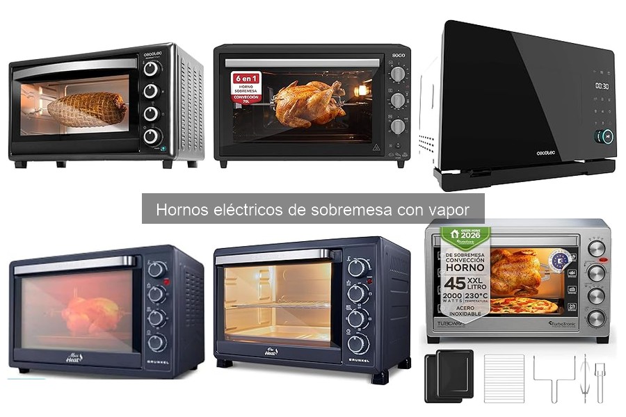 Alternativas a hornos eléctricos de sobremesa con vapor