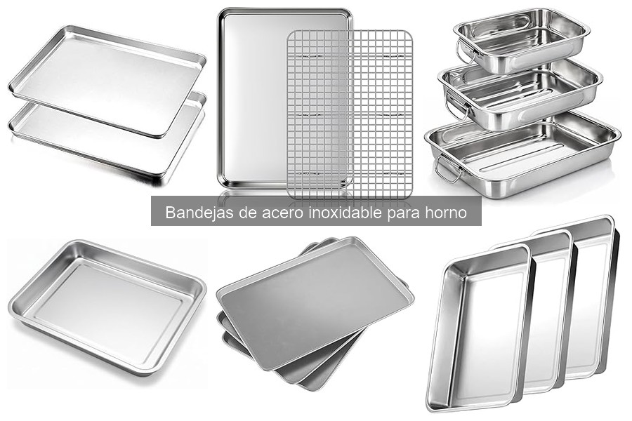 Alternativas a las bandejas de acero inoxidable para hornear