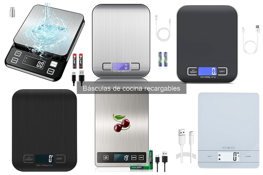 Alternativas a las Básculas de Cocina Recargables