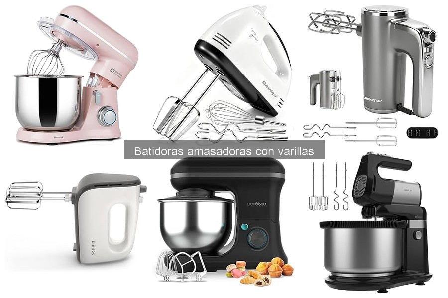 Alternativas a las batidoras amasadoras con varillas