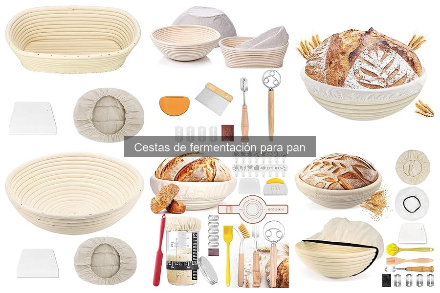 Alternativas a las cestas de fermentación para pan