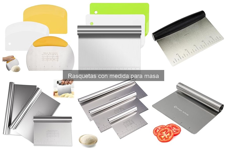 Alternativas a las rasquetas con medida para masa