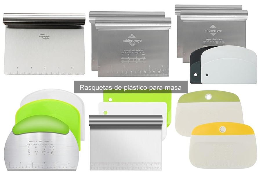 Alternativas a las Rasquetas de Plástico para Masa