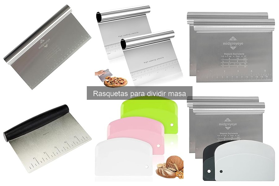 Alternativas a las rasquetas para dividir masa en panadería