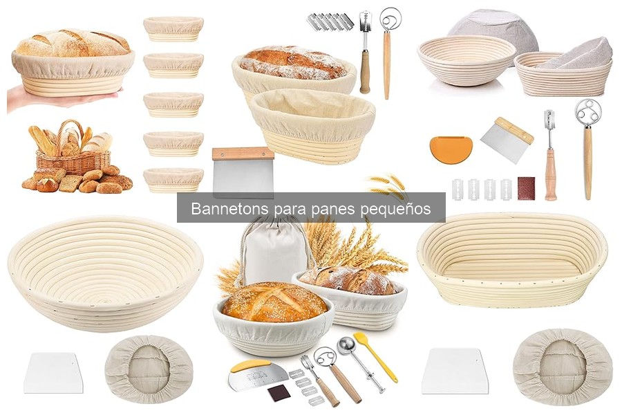 Alternativas a los bannetons para panes pequeños