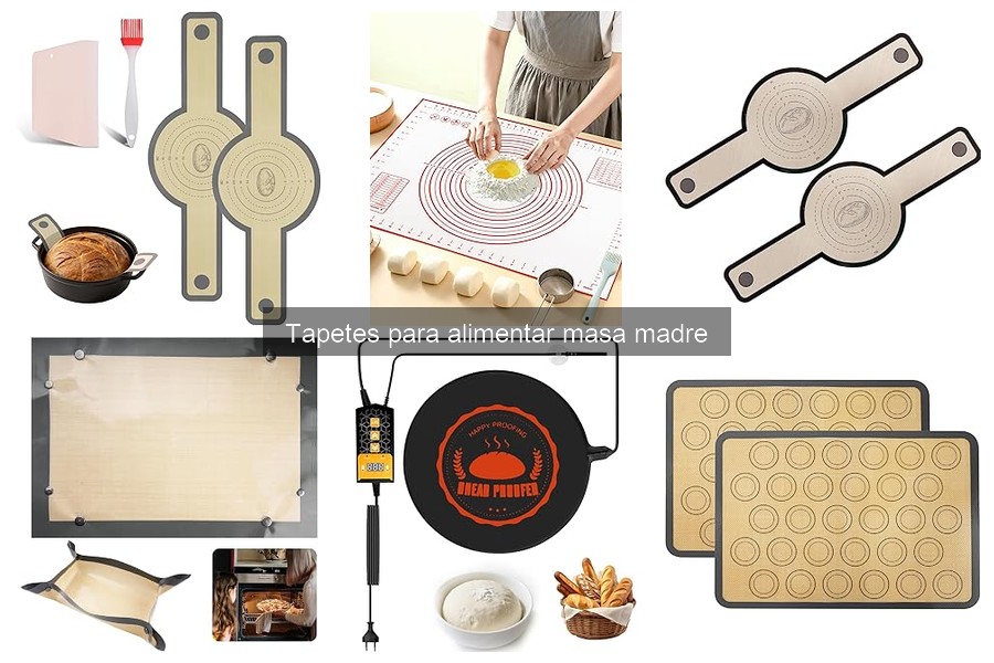 Alternativas a los tapetes para alimentar masa madre