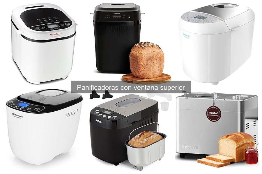 Alternativas a panificadoras con ventana superior