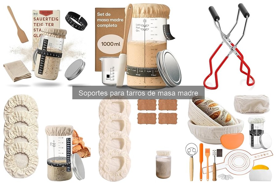 Alternativas a Soportes para Tarros de Masa Madre