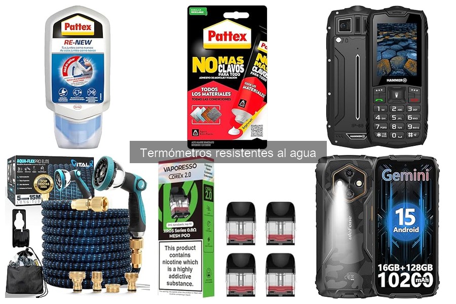 Alternativas a termómetros resistentes al agua: Guía útil
