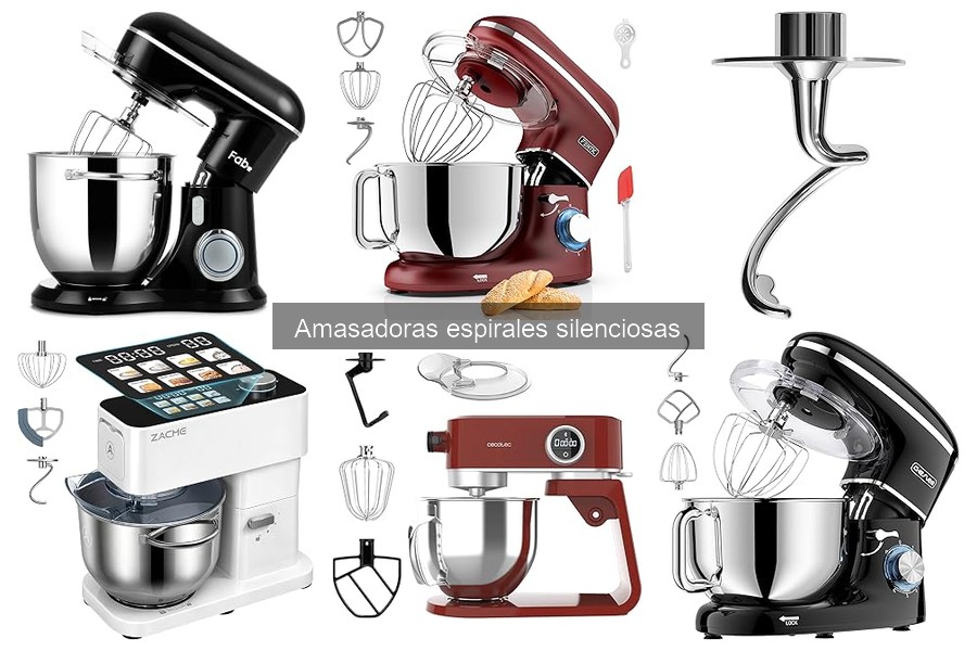 Amasadoras Espirales Silenciosas para Panaderos Profesionales