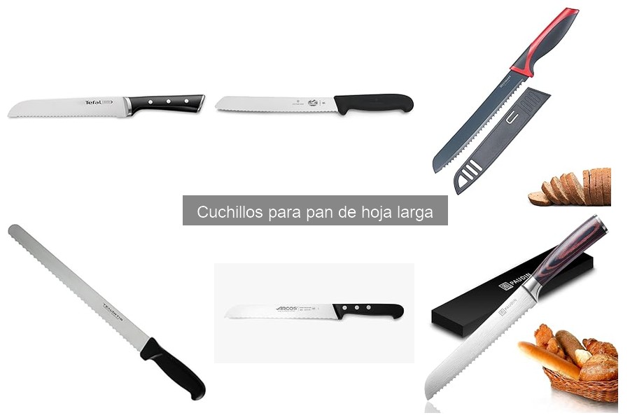 Beneficios de los cuchillos para pan de hoja larga