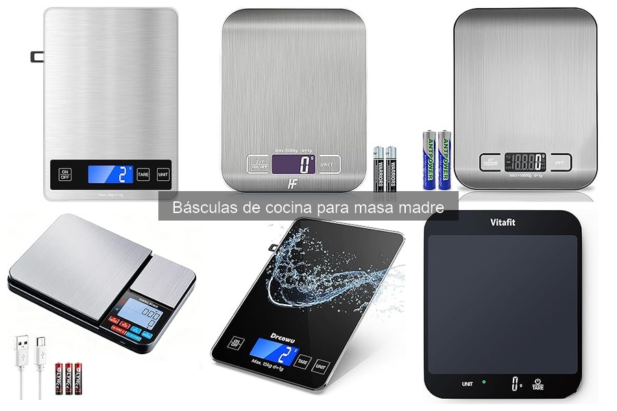Características esenciales de una báscula para masa madre