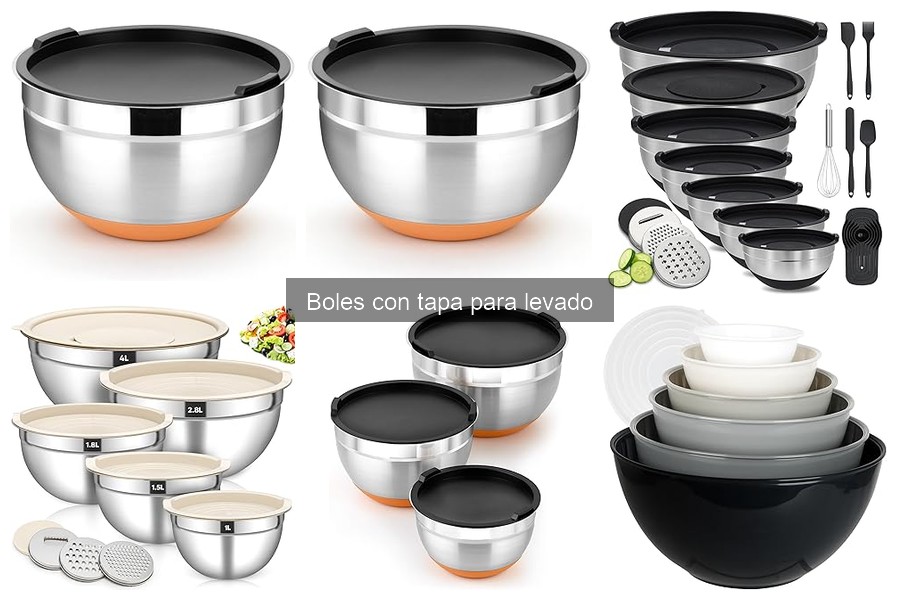 Cómo elegir el bol con tapa ideal para levado