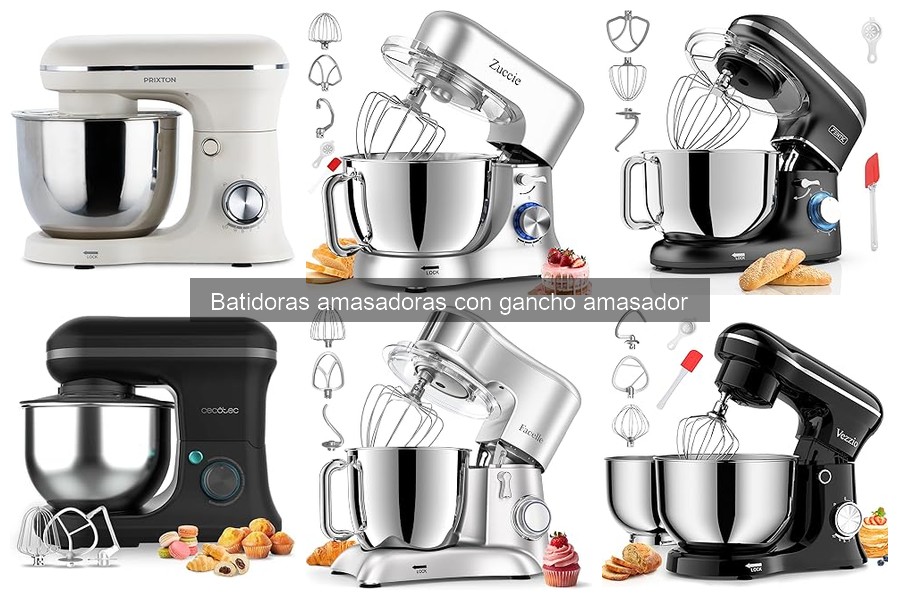 Cómo elegir el tamaño ideal de batidora amasadora