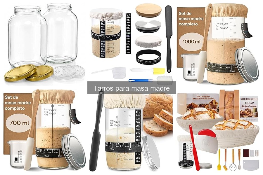 Cómo elegir el tarro ideal para masa madre