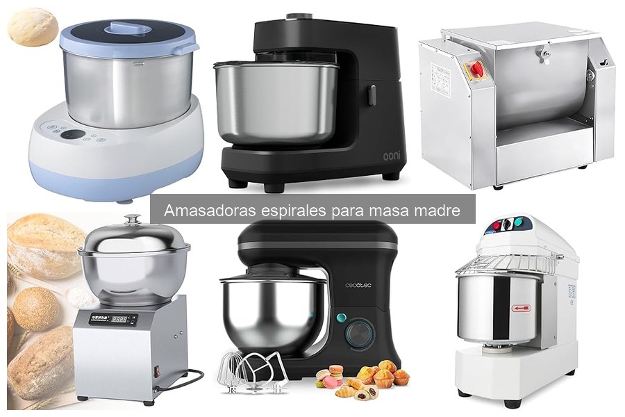 Cómo elegir la mejor amasadora espiral para tu pan