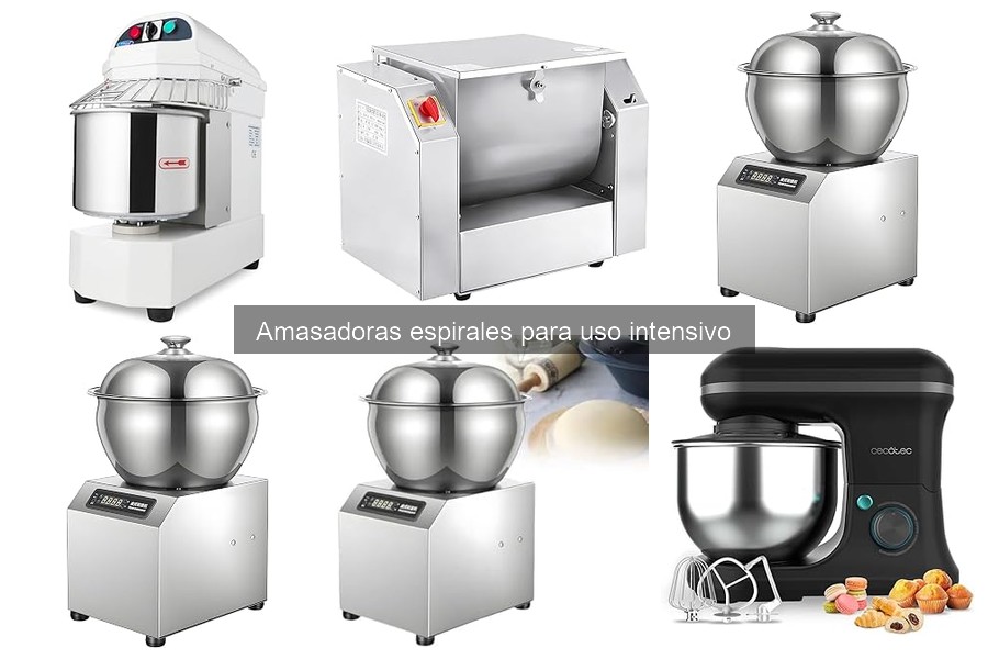 Cómo elegir la mejor amasadora espiral para uso intensivo