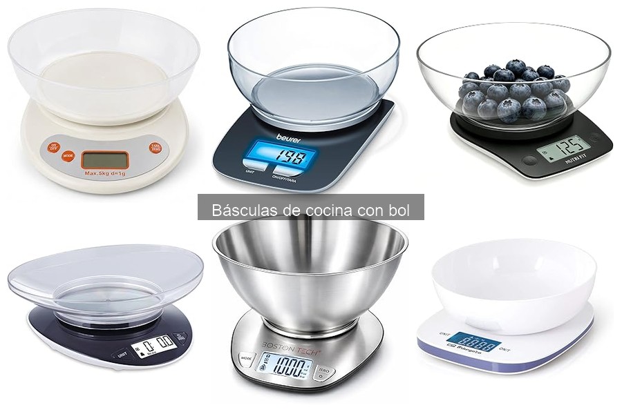 Cómo elegir la mejor báscula de cocina con bol