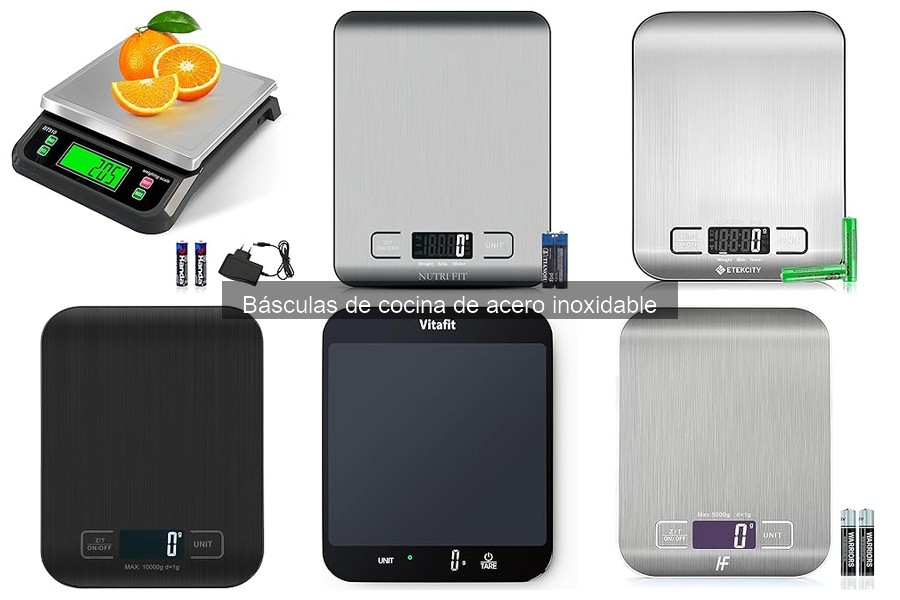 Cómo elegir la mejor báscula de cocina de acero inoxidable