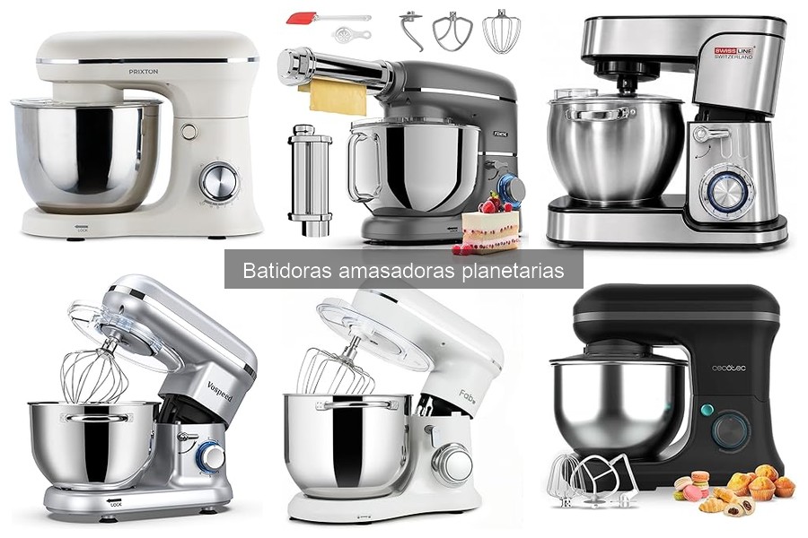 Cómo elegir la mejor batidora amasadora planetaria