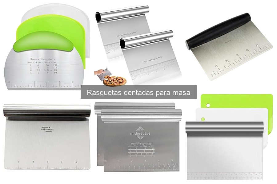 Cómo elegir la mejor rasqueta dentada para masa