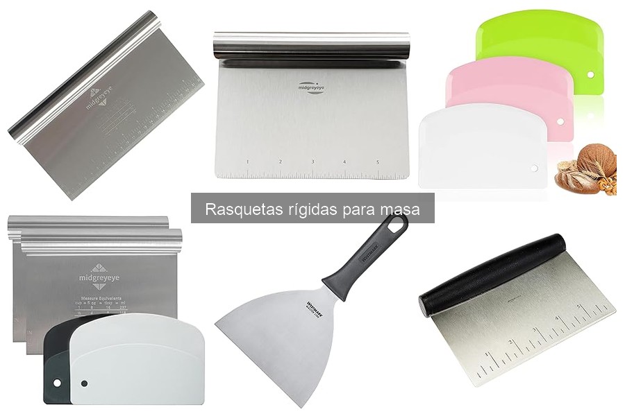 Cómo elegir la mejor rasqueta rígida para masa - Guía de compra