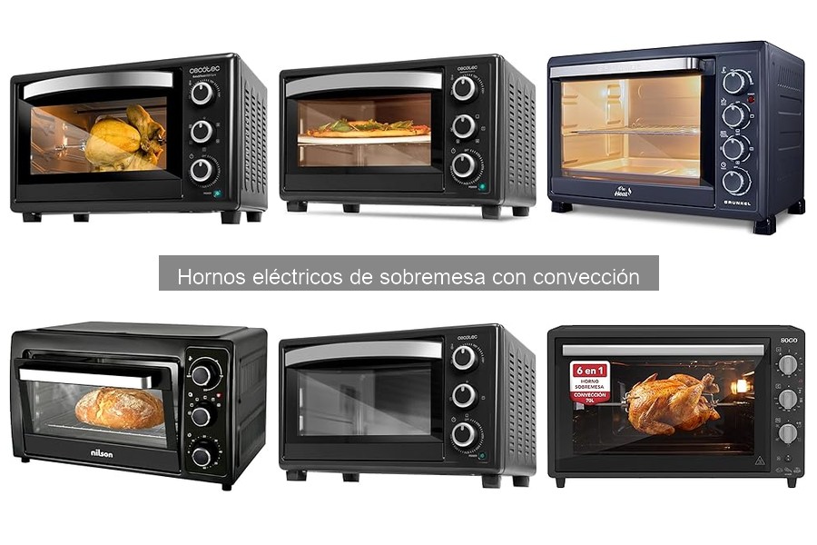 Cómo elegir un horno eléctrico de sobremesa con convección