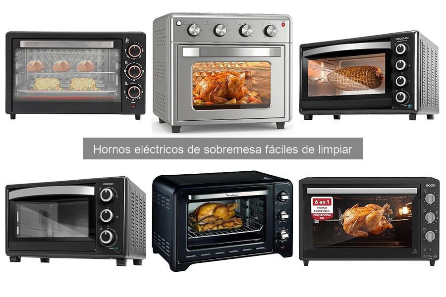 Cómo limpiar un horno eléctrico de sobremesa fácilmente