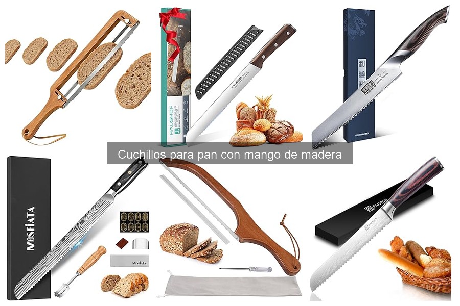Cómo limpiar y mantener cuchillos para pan con mango de madera