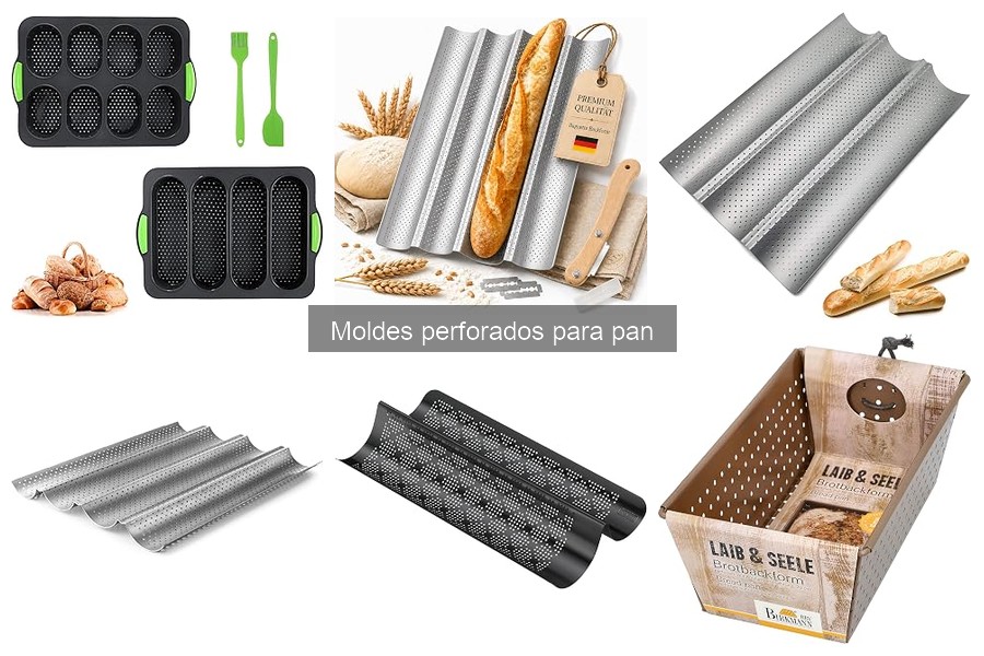 Cómo limpiar y mantener moldes perforados para pan