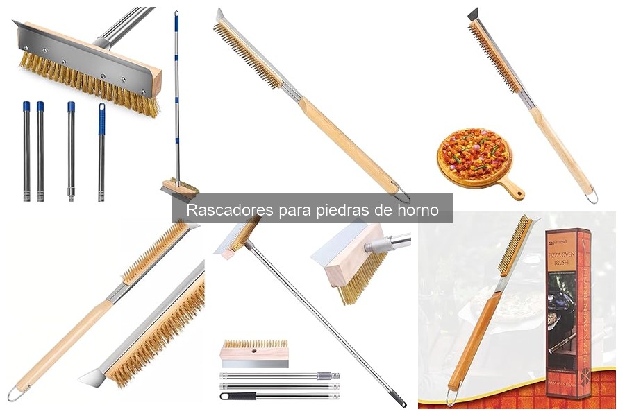 Cómo mantener la piedra de horno con rascadores