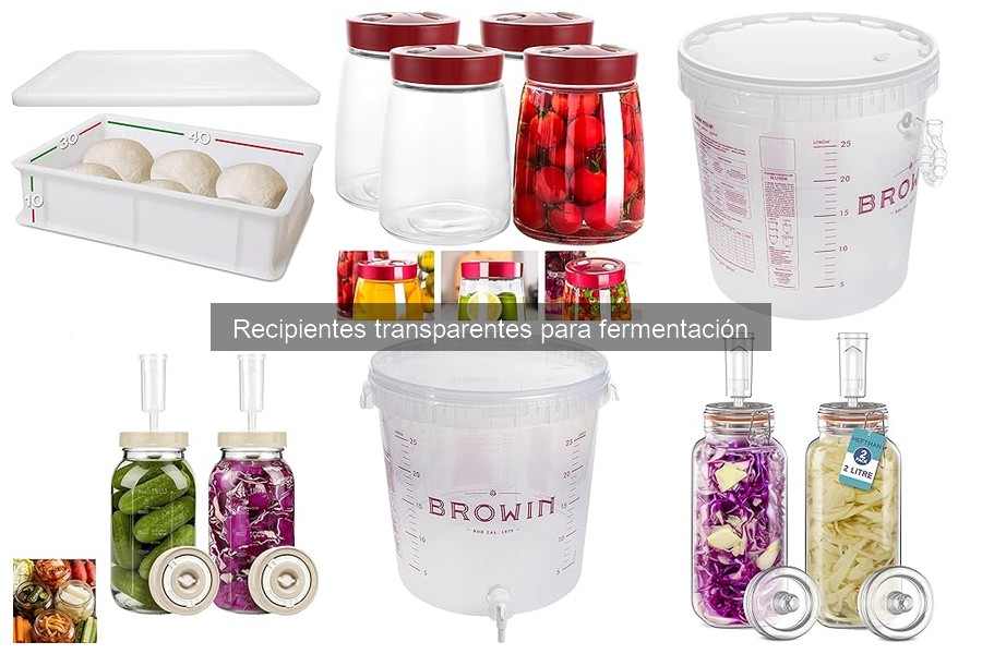 Cómo mantener recipientes transparentes para fermentación
