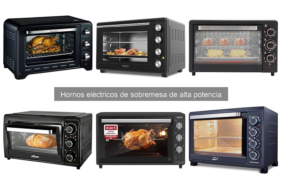 Cómo usar correctamente un horno eléctrico de sobremesa