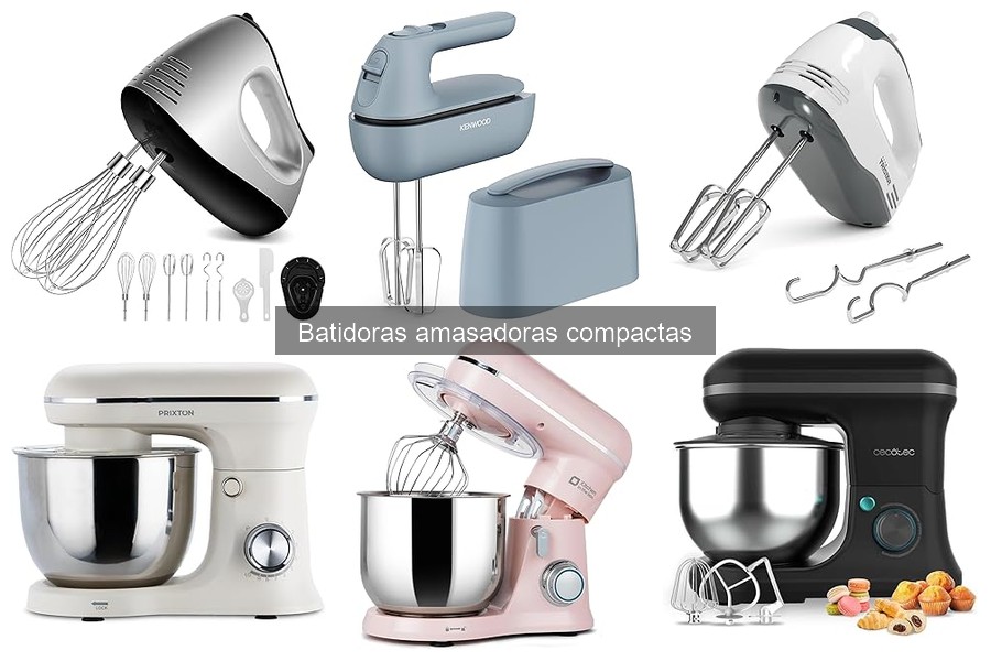 ** Cómo usar correctamente una batidora amasadora compacta